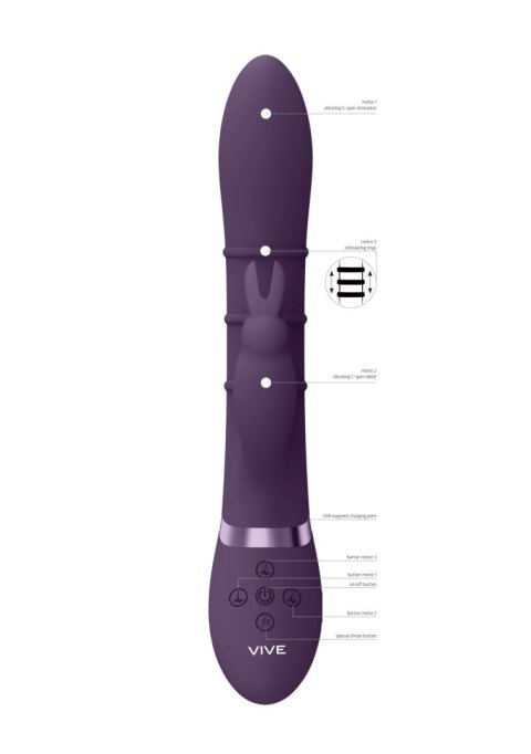 Sora - Up & Down Stimulating Rings, Vibrating G-Spot Rabbit