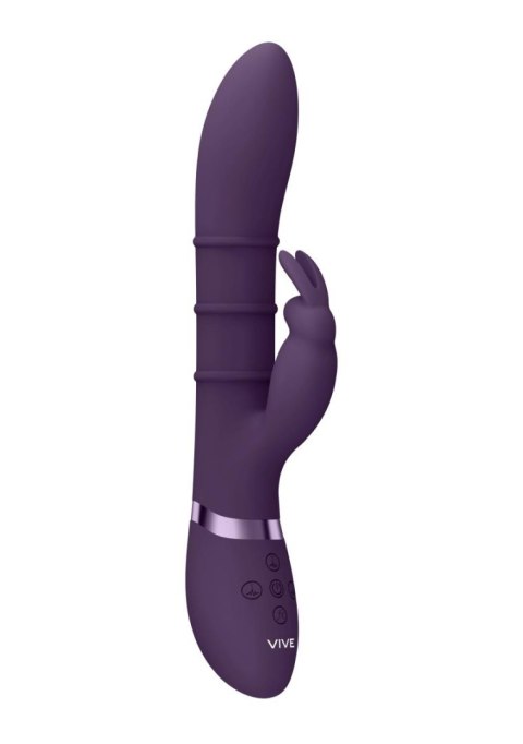 Stimulating Rings, Vibrating G-Spot Rabbit - Purple - Tester