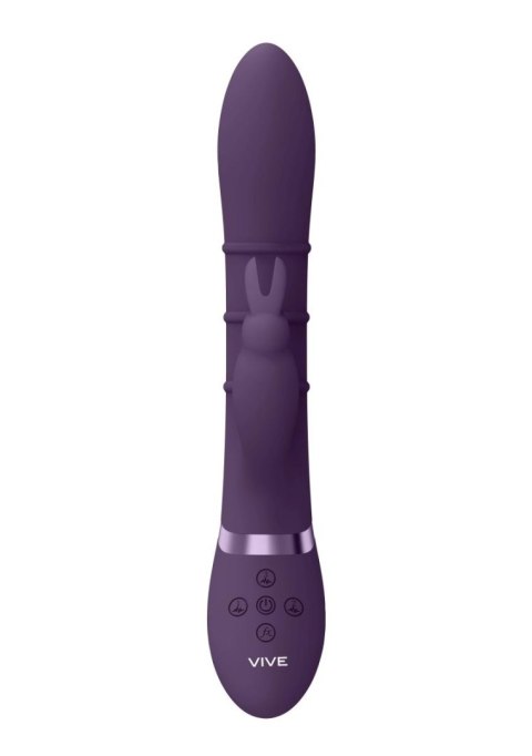 Stimulating Rings, Vibrating G-Spot Rabbit - Purple - Tester