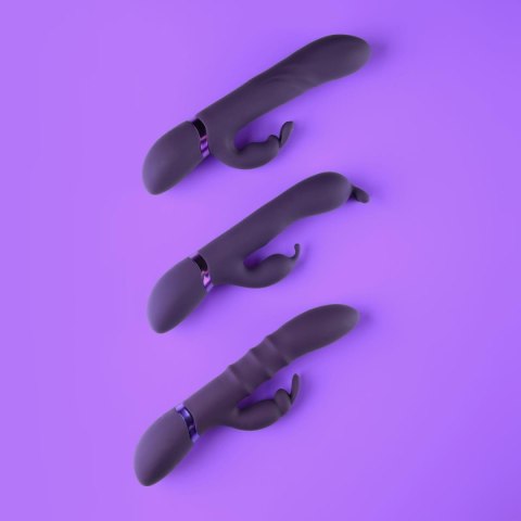 Stimulating Rings, Vibrating G-Spot Rabbit - Purple - Tester