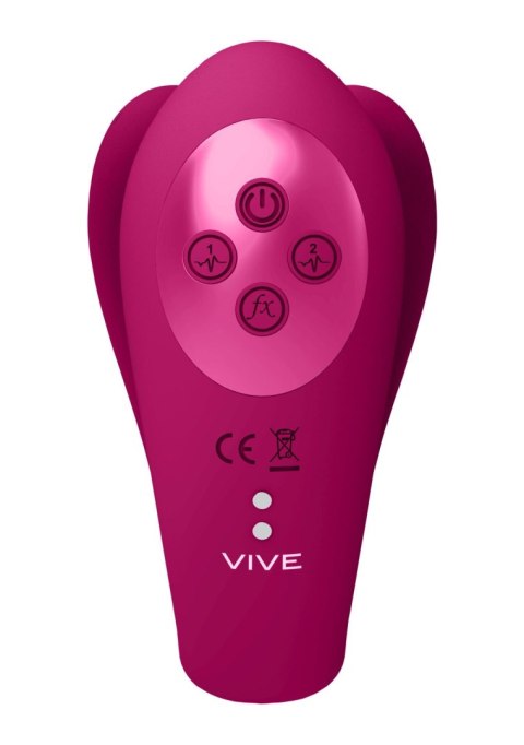 Yoko - Triple Action Vibrator Dual Prongs with Clitoral Pulse Wave