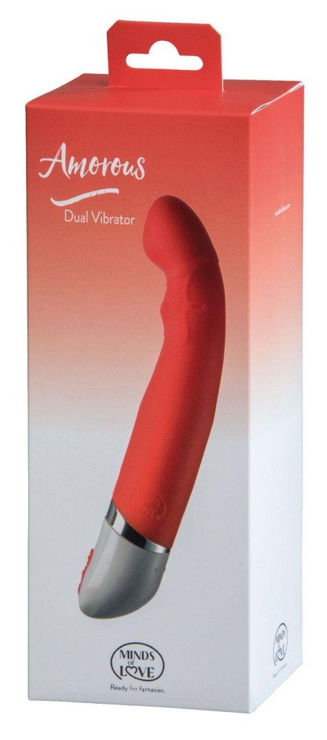 MINDS of LOVE Amorous Dual Vibrator red