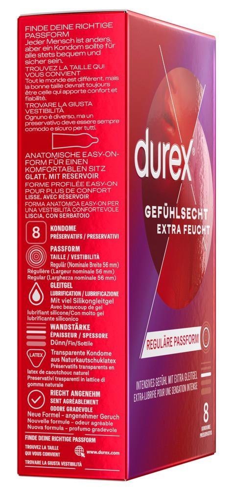 Durex GefĂĽhl.extra lubr. 8pc