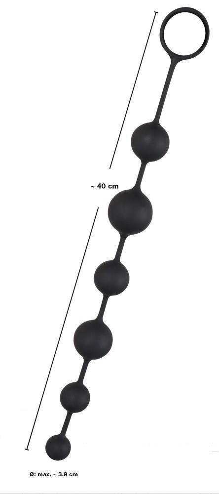 Black Velvets Anal Beads