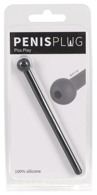 Penis Plug Piss Play black