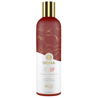 Dona - Essential Massage Oil Rev Up Mandarin & Ylang Ylang 120 ml