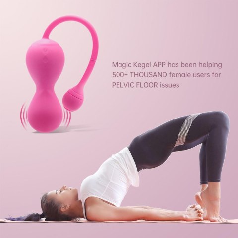 Kulki Kegla z Wibracjami | Smart Kegel Master Balls Pink