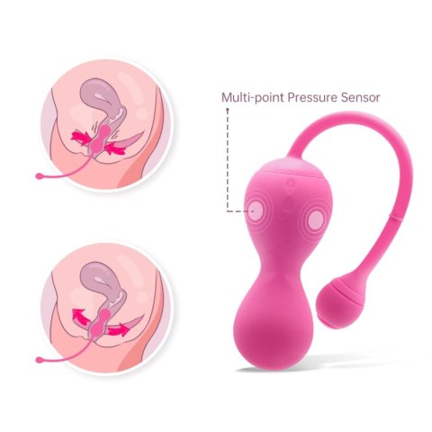 Kulki Kegla z Wibracjami | Smart Kegel Master Balls Pink