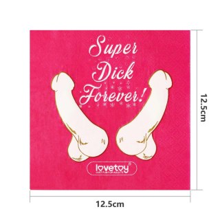 Super Dick Forever Bachelorette Paper Napkins(Pack of 10)