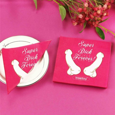 Super Dick Forever Bachelorette Paper Napkins(Pack of 10)