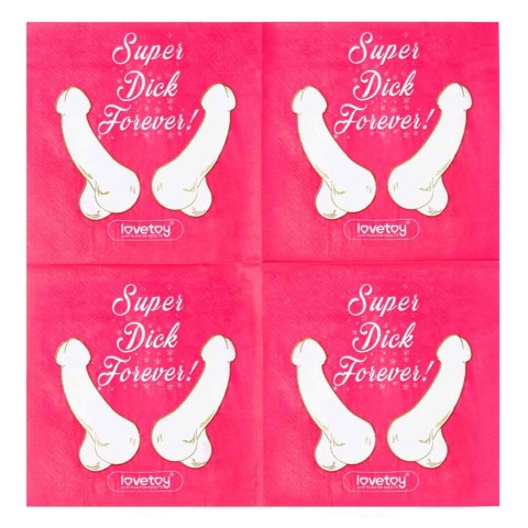 Super Dick Forever Bachelorette Paper Napkins(Pack of 10)