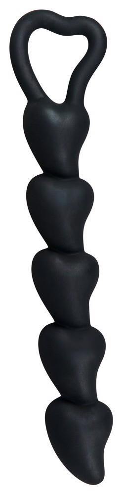 Black Velvet Anal Beads