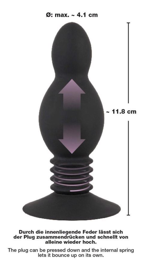 Black Velvets Bouncing Plug