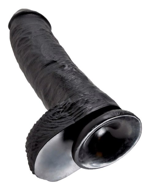 King Cock 10 inch Balls Black