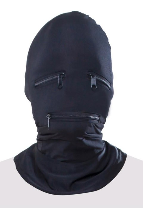 FFS Zipper Face Hood Black