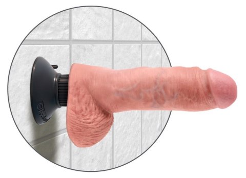 KC 8" Vibrating Cock with Ball