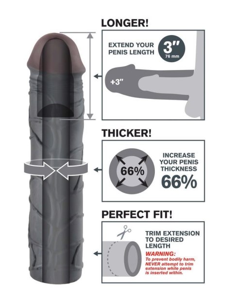 FXT Mega 3" Extension Dark