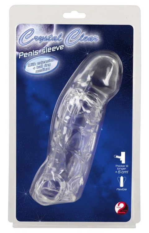 Crystal Clear Penis Sleeve wit