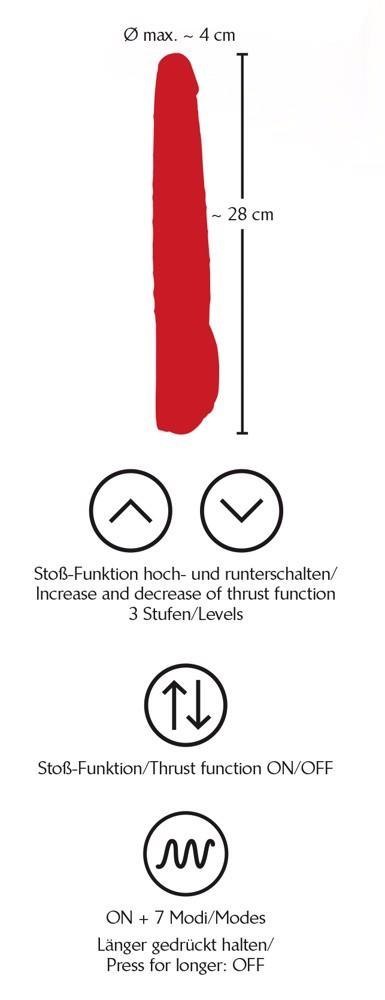 Red Push Vibrator