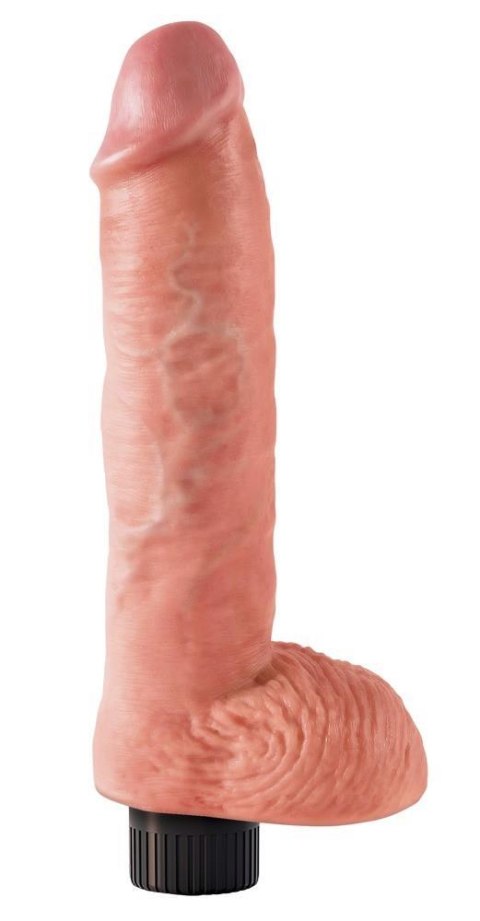 King Cock 10inch Vibr./w.balls