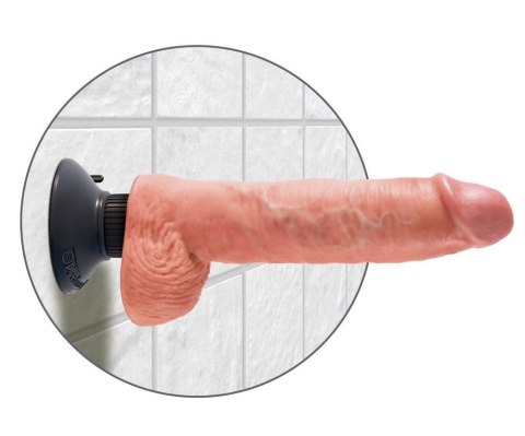 King Cock 10inch Vibr./w.balls