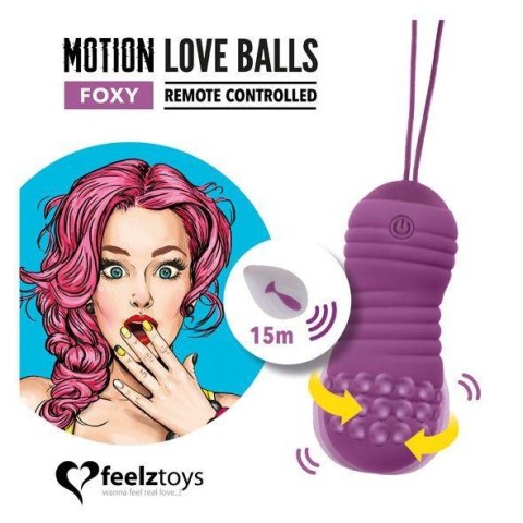 FeelzToys - Foxy Zdalnie Sterowane Kulki Miłości