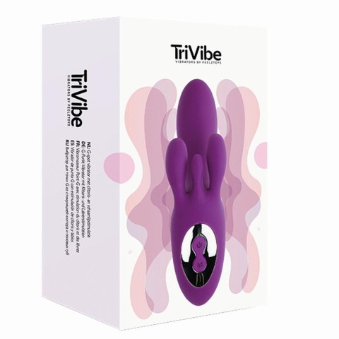 FeelzToys - TriVibe G-Spot Vibrator with Clitoral & Labia Stimulation Purple