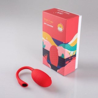 Fugu Smart Wearable Vibrator Red | Wibrator z aplikacją