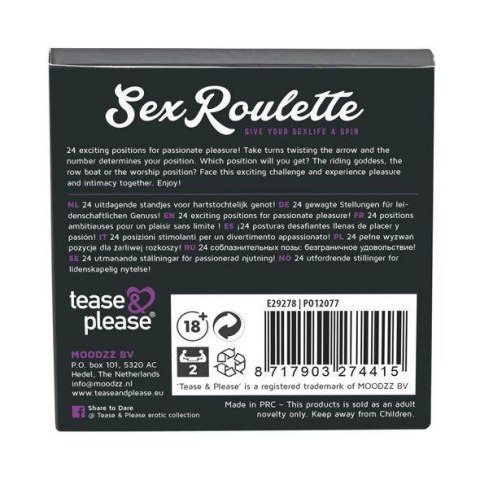 Sex Roulette Kamasutra (NL-DE-EN-FR-ES-IT-PL-RU-SE-NO)