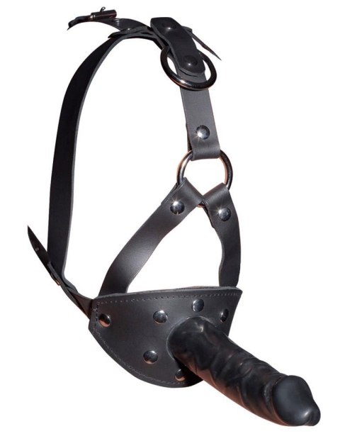 LeatherHead harness with Dildo