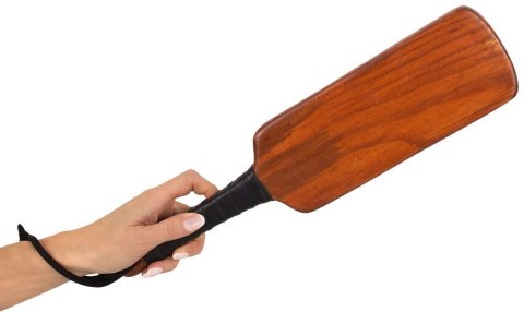 Leather spanking paddle